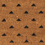 Voir la diapositive 5 : VIDAXL Tapis de porte naturel 45x75 cm fibre de coco touffete