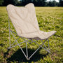 Voir la diapositive 2 : TOILINUX Lot de 2 fauteuils de camping pliants matelassés