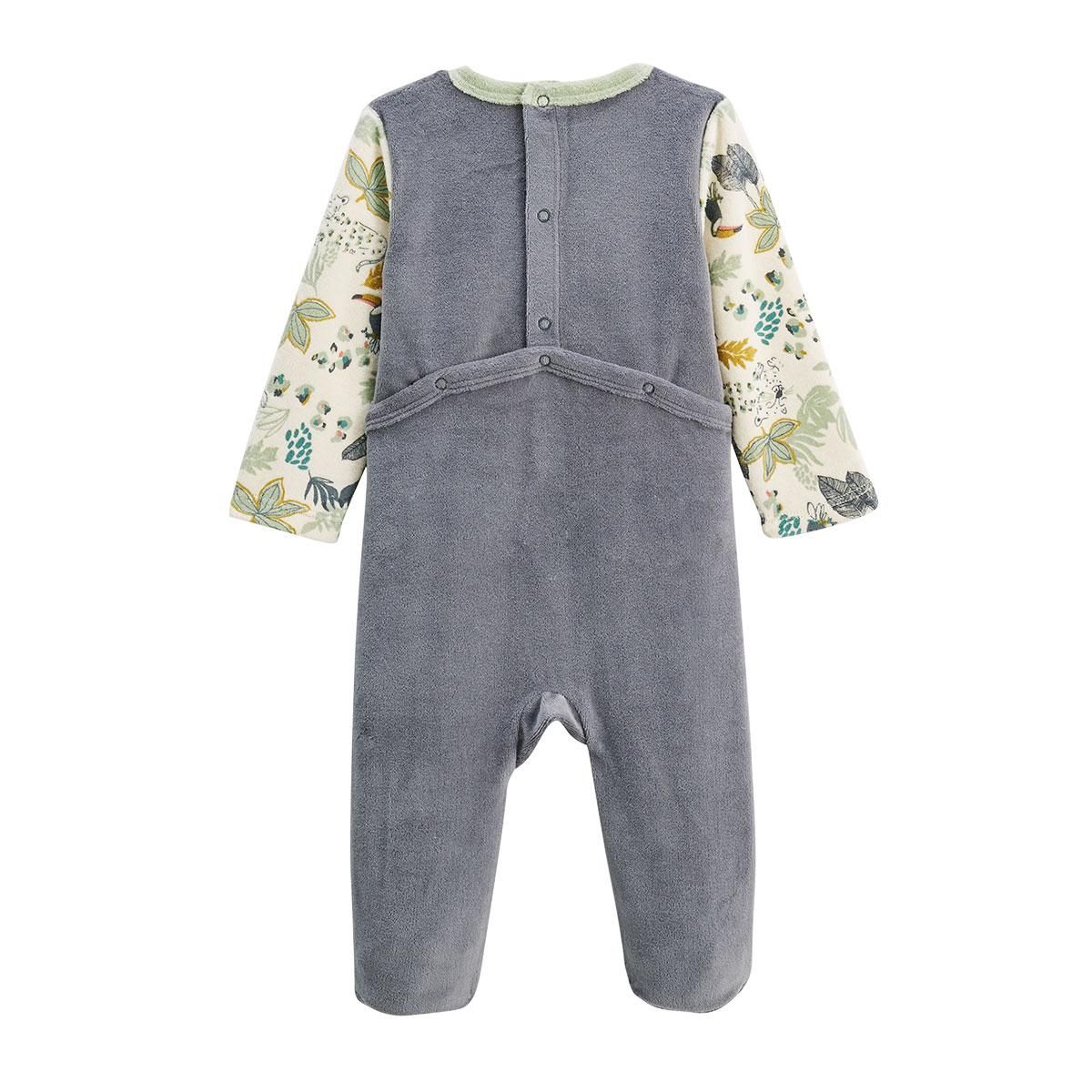 Petit Béguin Lot de 2 pyjamas bébé en velours Boavista