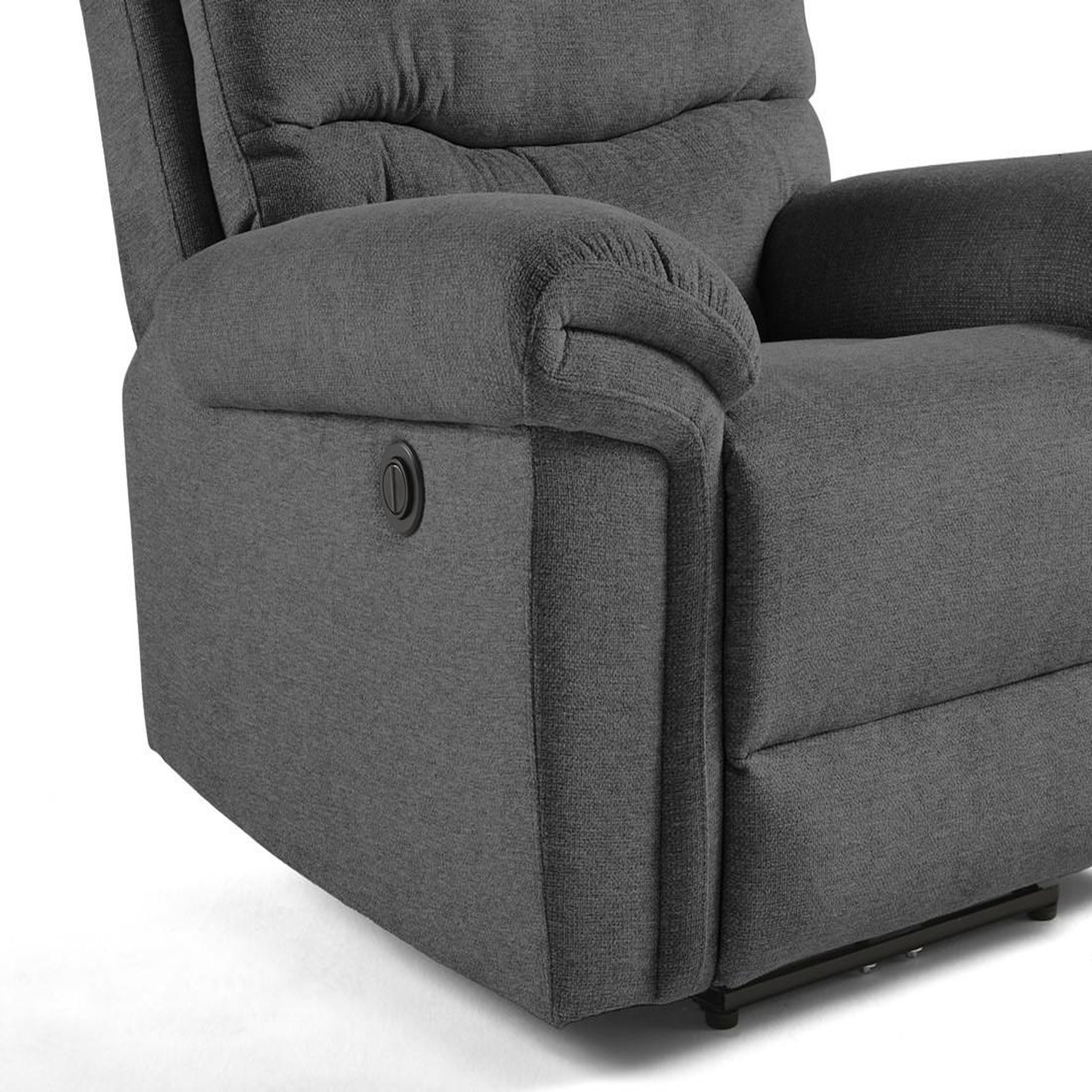 Voir la diapositive 6 : BEST MOBILIER Jasmin - fauteuil relax électrique - en tissu
