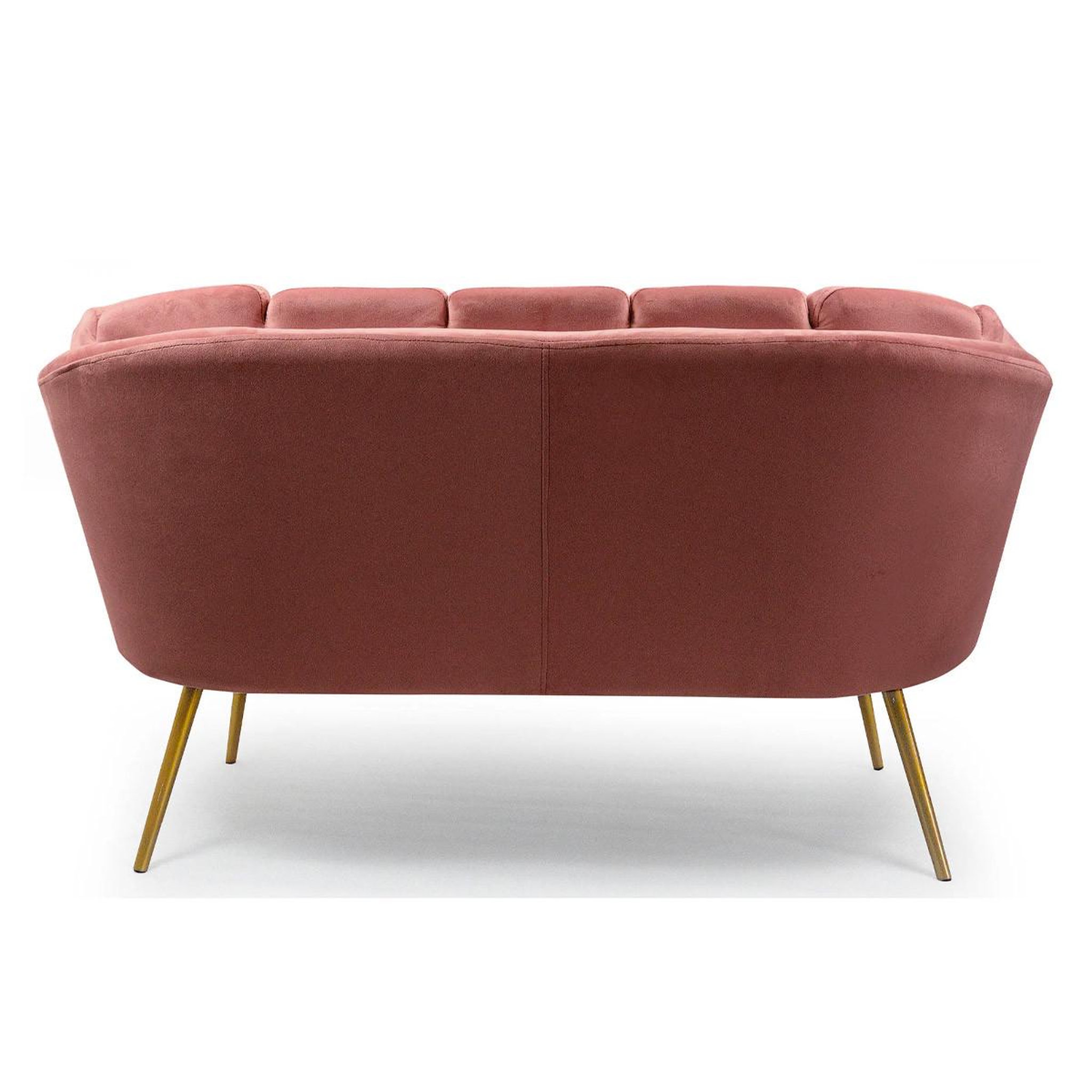Voir la diapositive 4 : Paris Prix Canapé 2 places en velours  dabren  138cm rose
