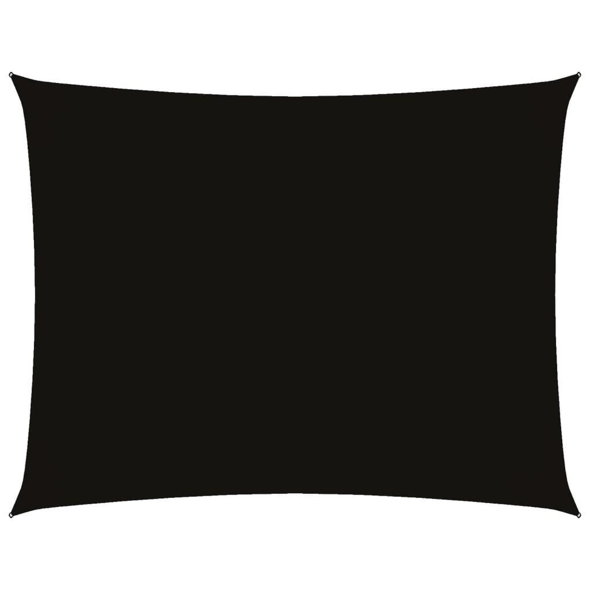 Voir la diapositive 2 : VIDAXL Voile de parasol Tissu Oxford rectangulaire 4x6 m noir