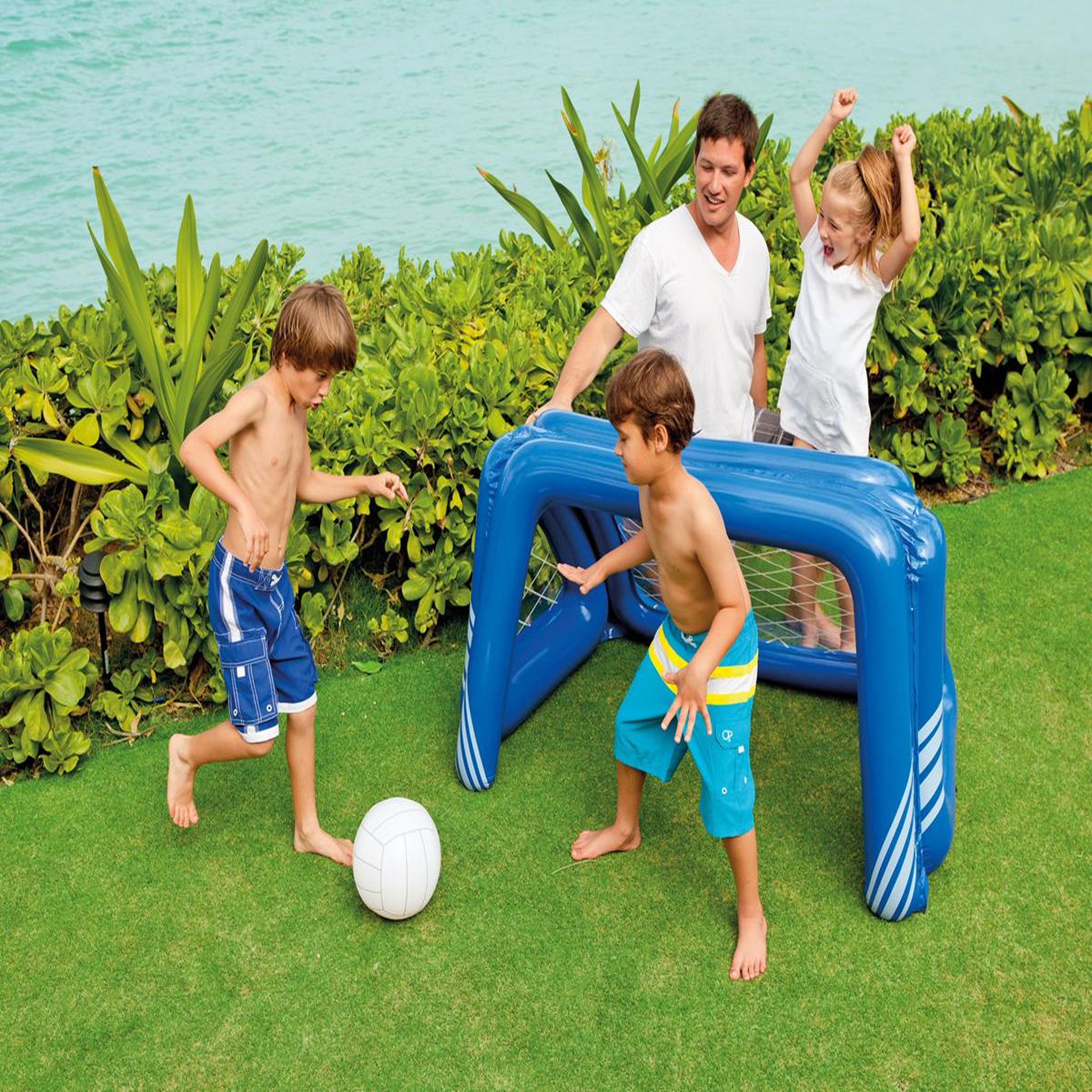 Voir la diapositive 6 : INTEX Jeu de water polo - Intex