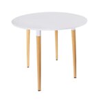 Paris Prix Table de Repas Scandinave  Pulego  76cm Blanc