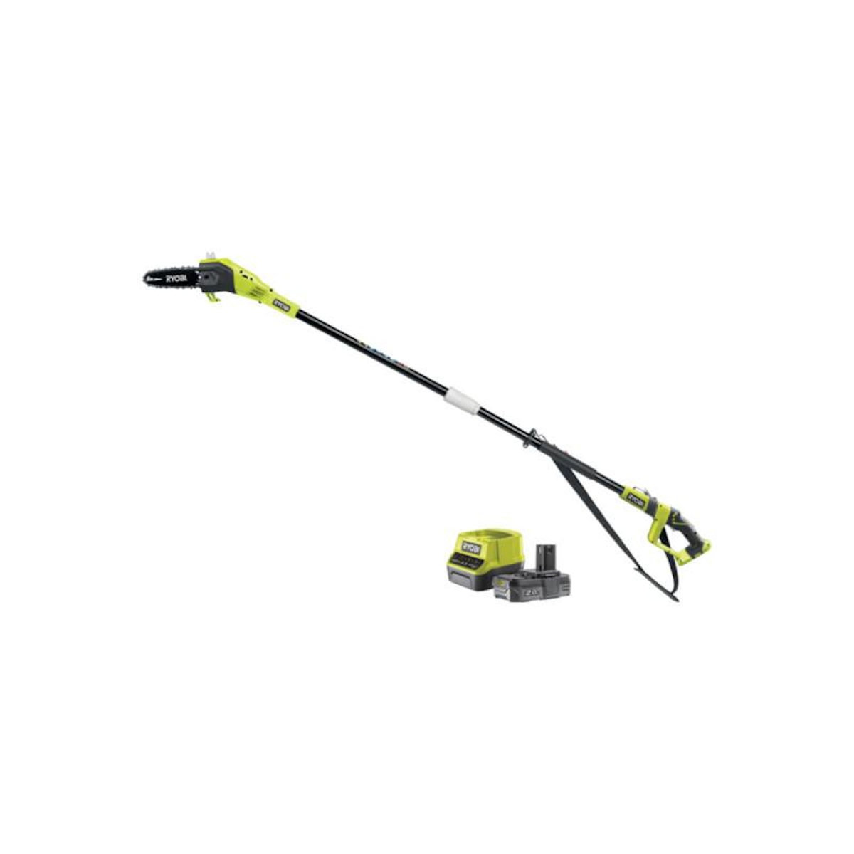 Ryobi Élagueur sur perche RYOBI - RPP182020-0 - 18V One+ - 1 batterie 2,0 Ah - 1 chargeur