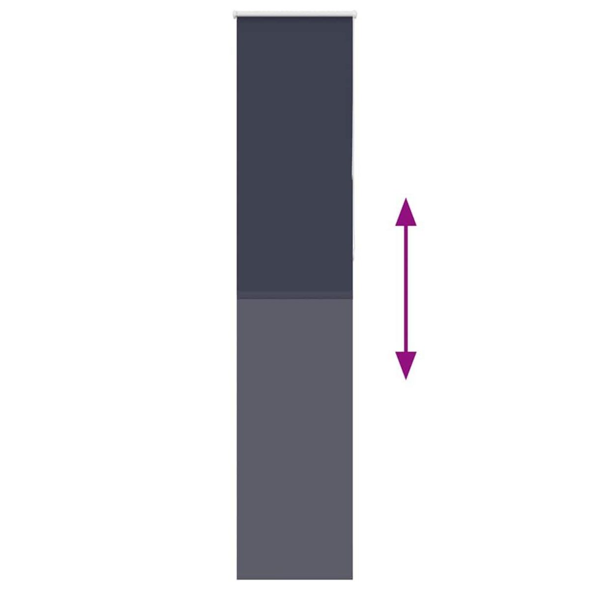 VIDAXL Store enrouleur occultant largeur du tissu 40,7 cm polyester