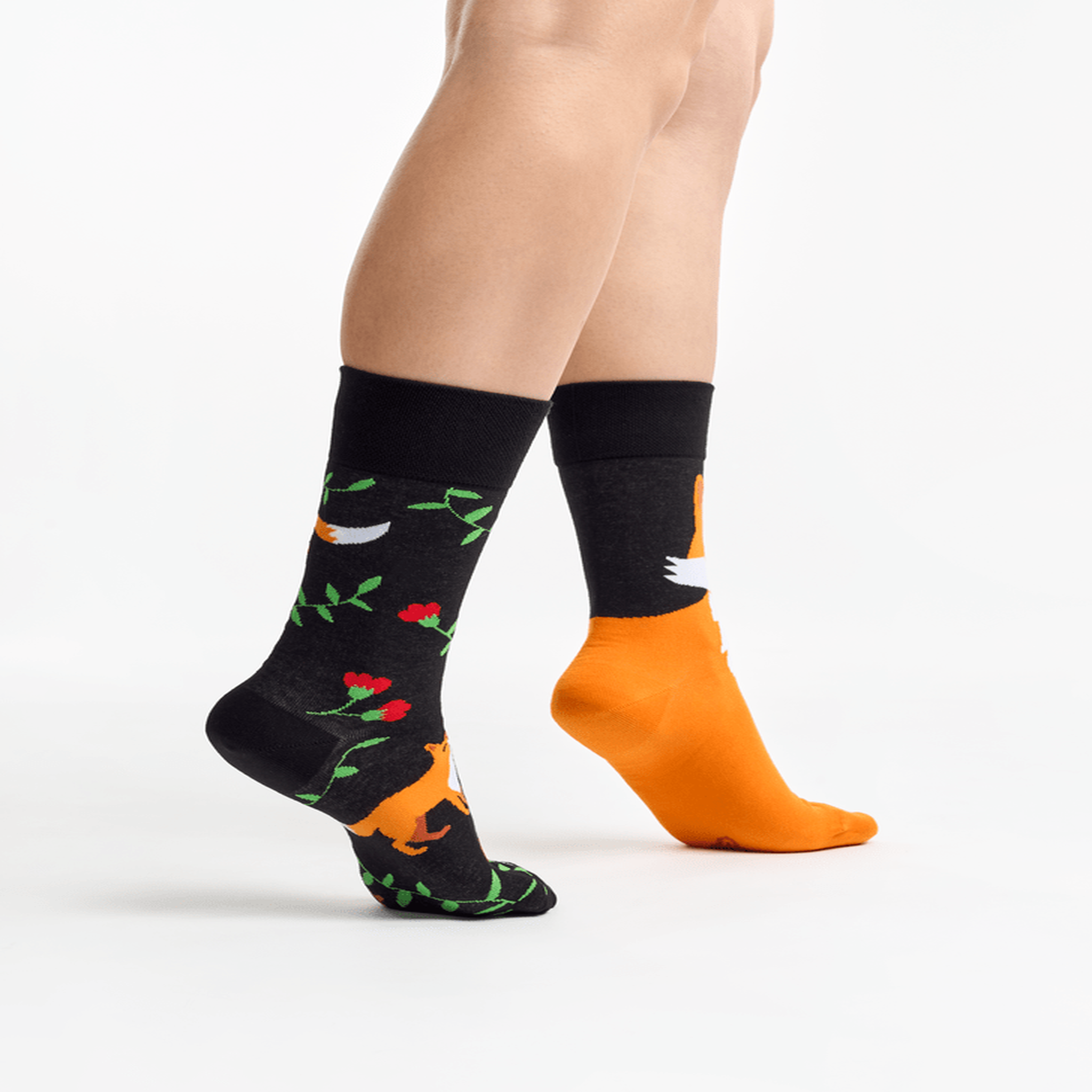 Voir la diapositive 3 : DEDOLES Chaussettes renards & fleurs