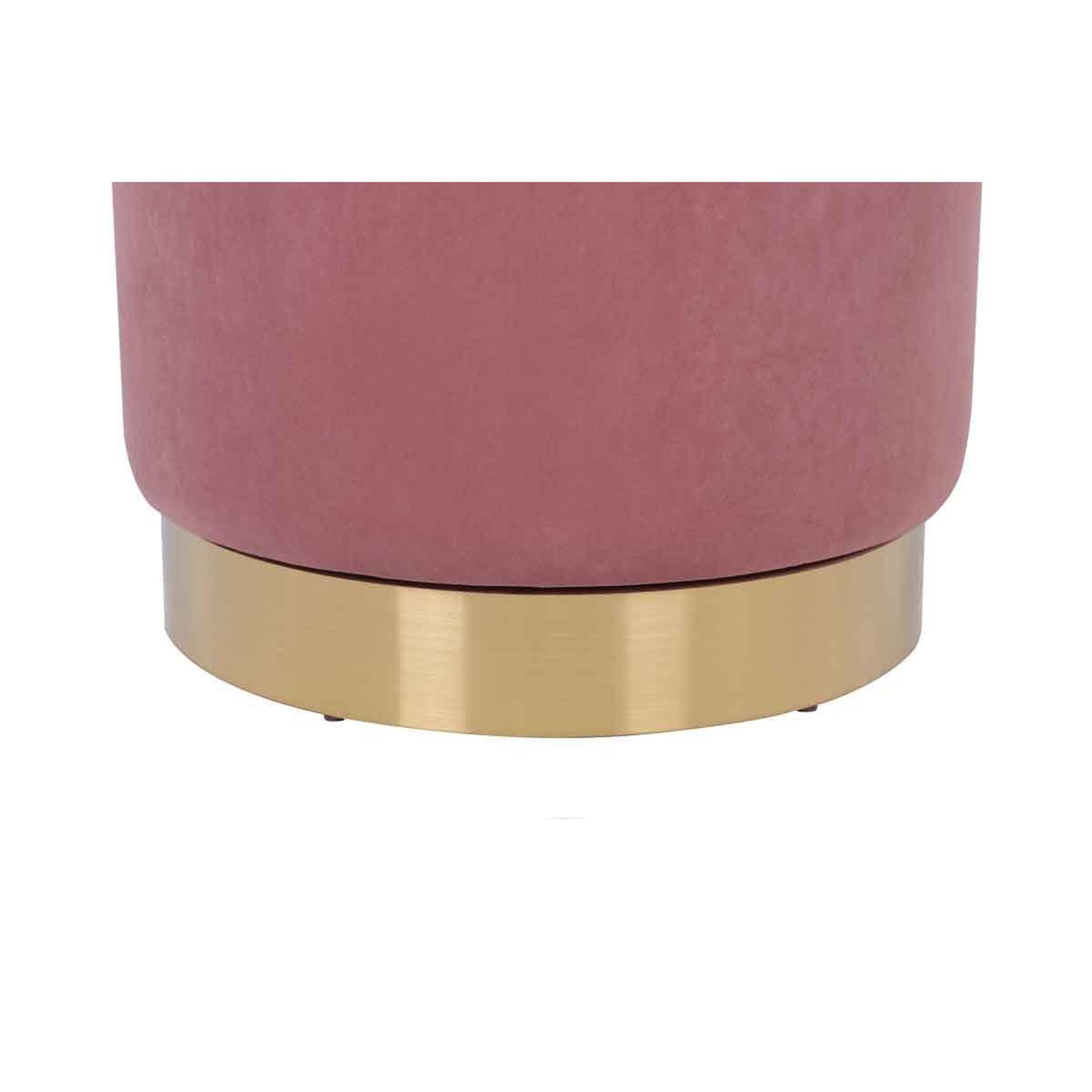 Voir la diapositive 6 : Paris Prix Tabouret pivotant en velours  viktor  68cm rose