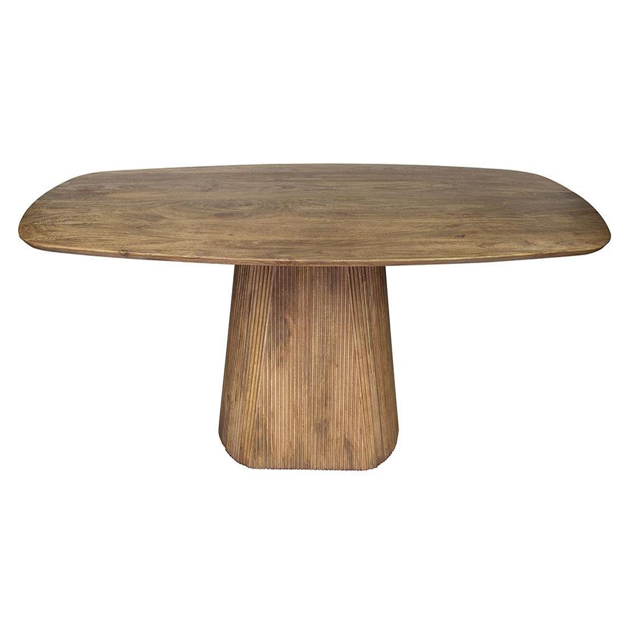 Voir la diapositive 1 : LISA DESIGN Dayo - table à manger en bois massif de manguier - 6 à 8 personnes