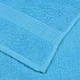 Voir la diapositive 6 : VIDAXL Essuie mains 2 pcs turquoise 50x100 cm 360 g m² 100% coton