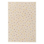 Voir la diapositive 1 : SWEEEK Tapis enfant à pois. crème. bleu. jaune et violet. poils ras