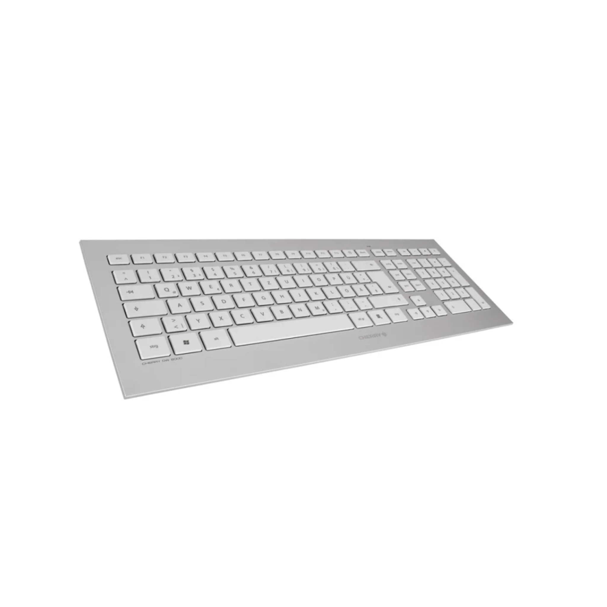 Voir la diapositive 3 : Cherry CHERRY DW 8000 - Ensemble clavier et souris - sans fil - RF, 2.4 GHz - Français - blanc, argent
