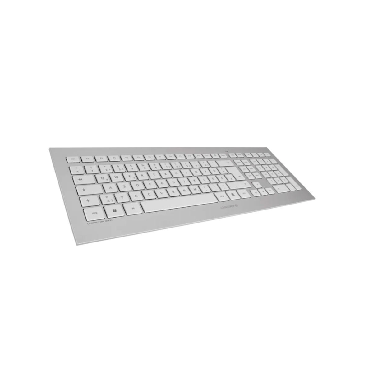 Cherry CHERRY DW 8000 - Ensemble clavier et souris - sans fil - RF, 2.4 GHz - Français - blanc, argent
