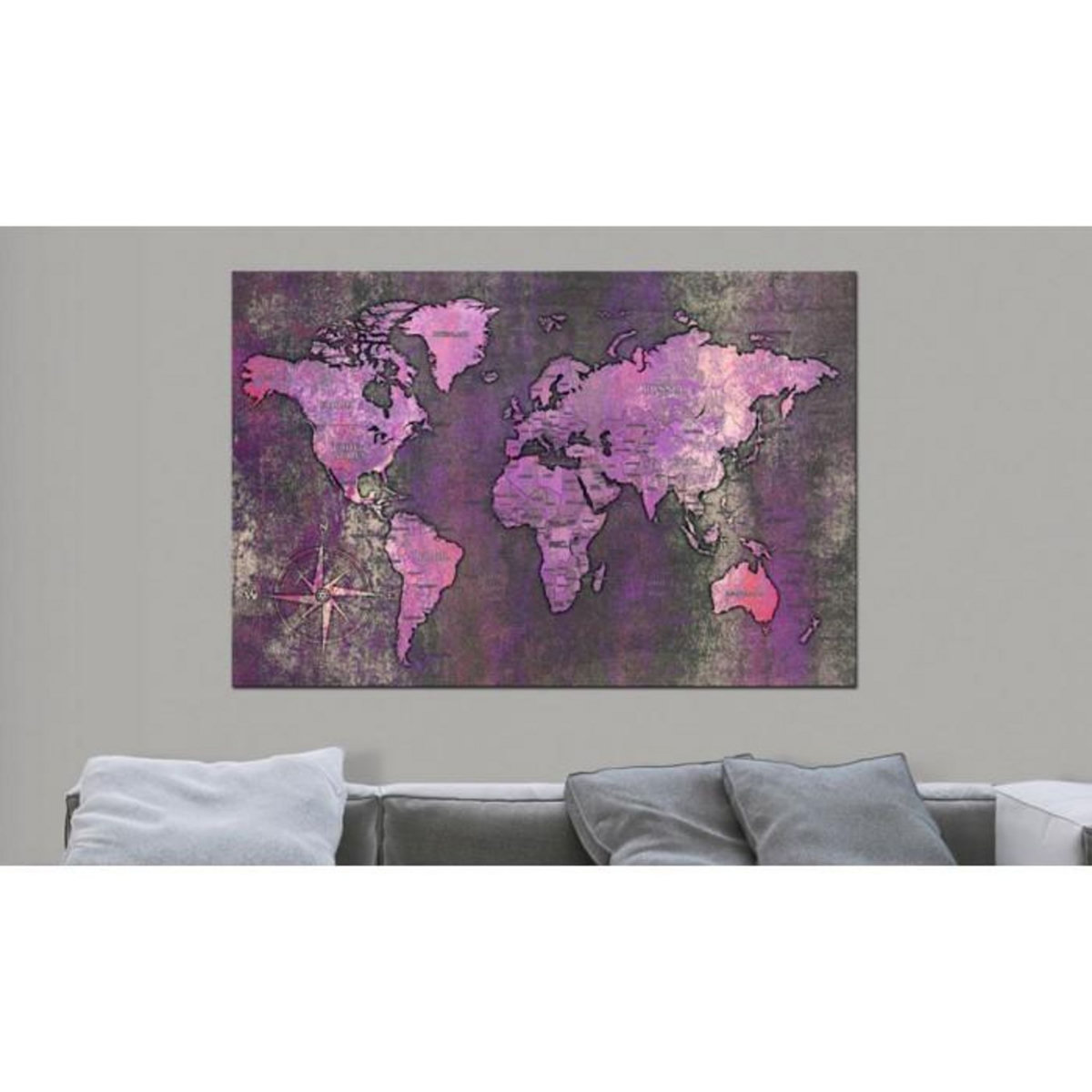 Paris Prix Tableau Imprimé  Amethyst Map