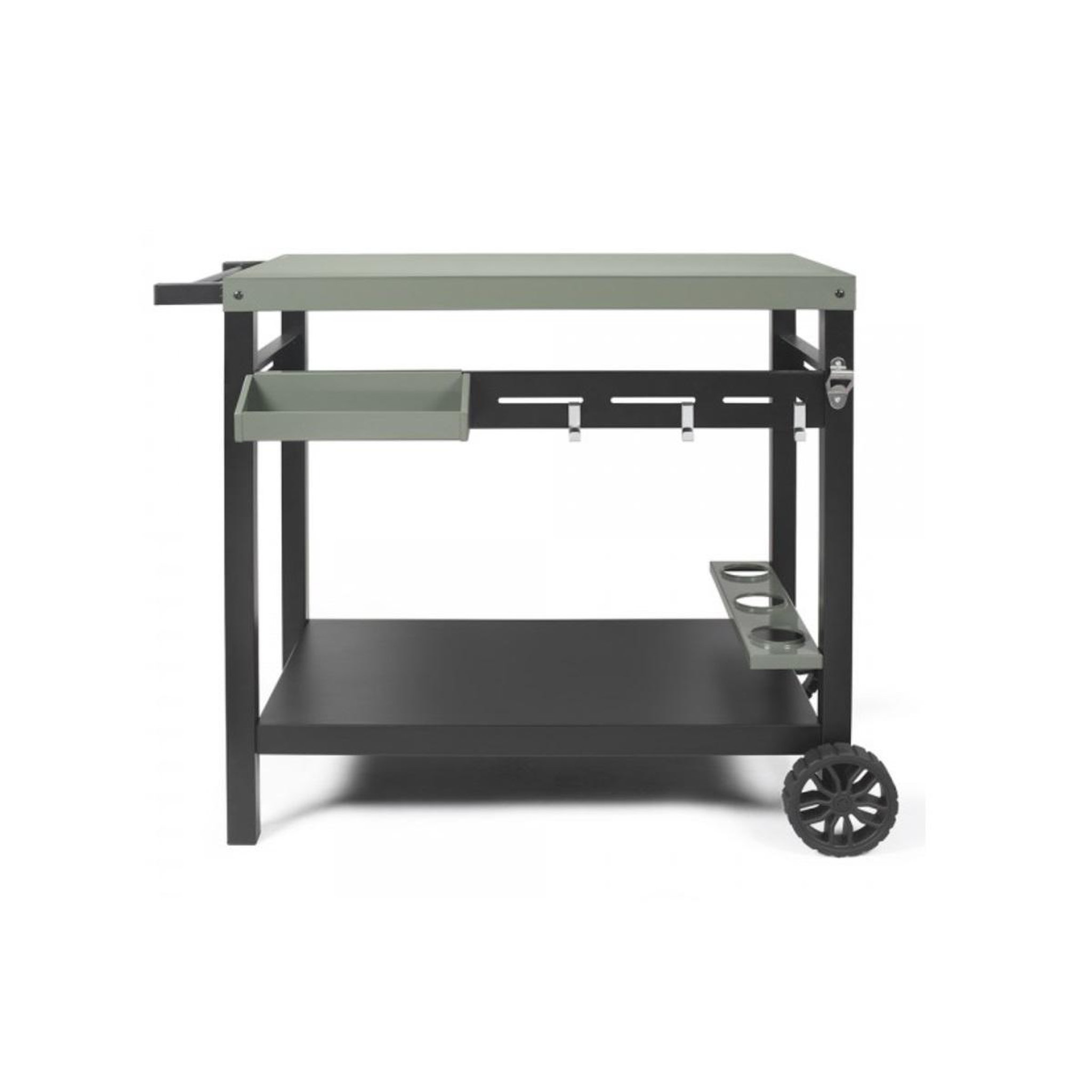 Voir la diapositive 2 : LIVOO Desserte kaki 100.5x63x81cm - gs167v