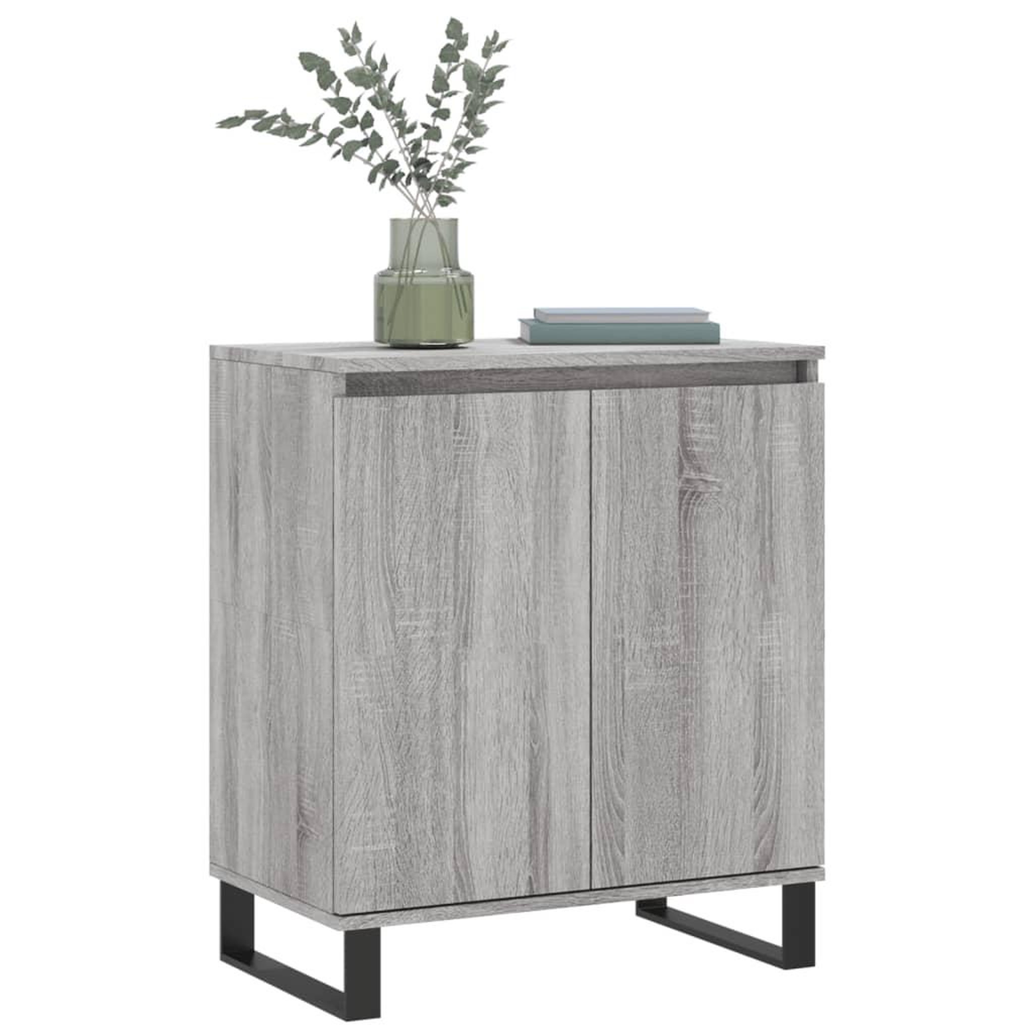 Voir la diapositive 3 : VIDAXL Buffet Sonoma gris 60x35x70 cm Bois d'ingenierie