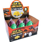 Kim Play OEUF DINO 10.5CM ASSORTIMENT PRE6 KIM PLAY COU338WDK