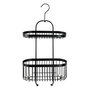 Voir la diapositive 3 : Wenko Etagère de douche à suspendre indus Classic - L. 26 x H. 47 cm - Noir