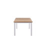 Voir la diapositive 2 : Paris Prix Table de Jardin Extensible  Panama  224-324cm Naturel & Blanc