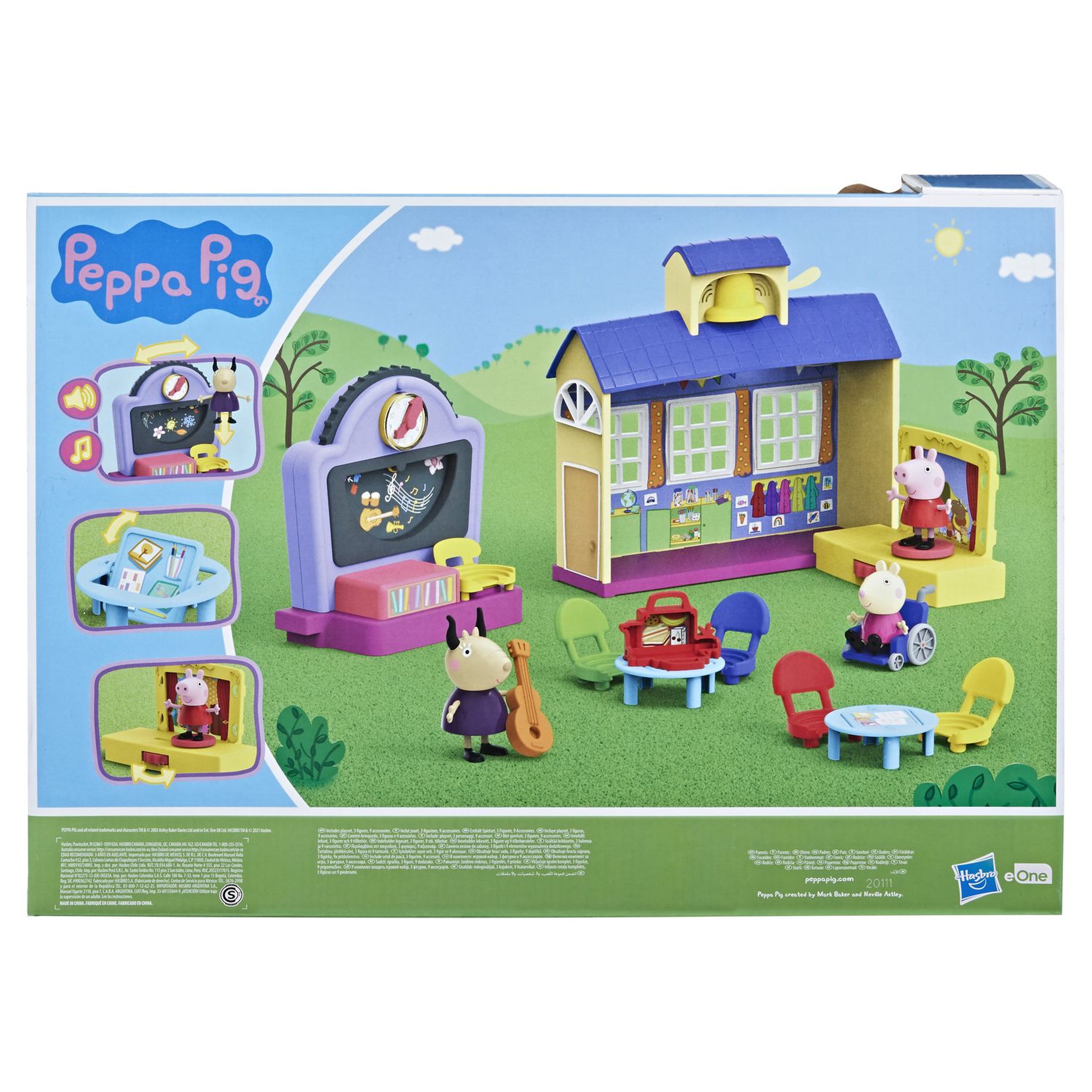 Voir la diapositive 8 : HASBRO Coffret La salle de classe Peppa Pig avec sons