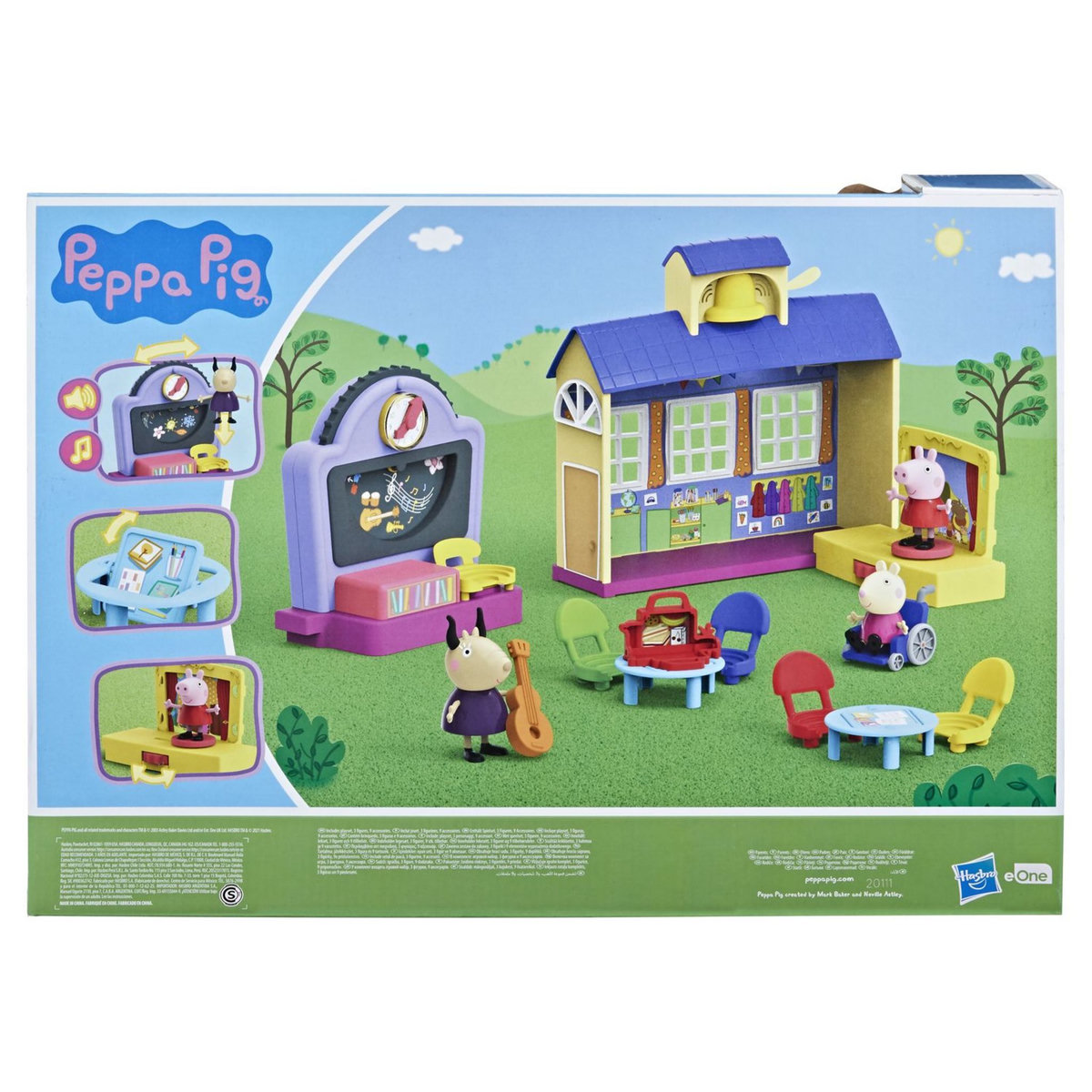 HASBRO Coffret La salle de classe Peppa Pig avec sons
