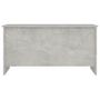 Voir la diapositive 4 : VIDAXL Table basse gris beton 102x55,5x52,5 cm bois d'ingenierie
