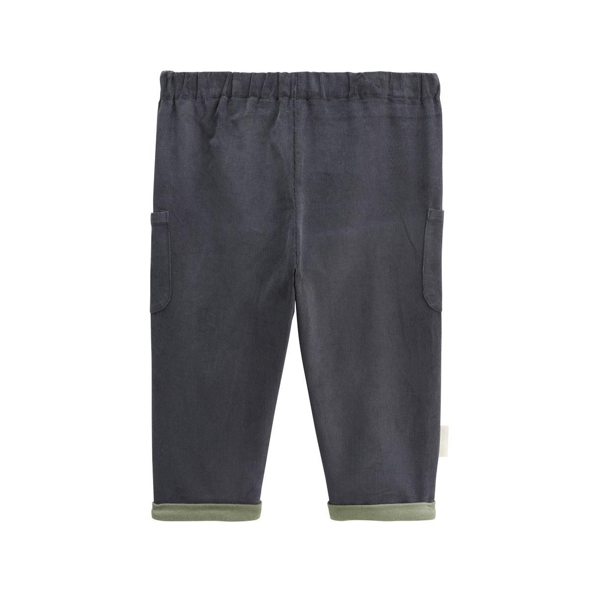 Petit Béguin Ensemble bébé sweat-shirt en molleton et pantalon en velours Crazy Safari