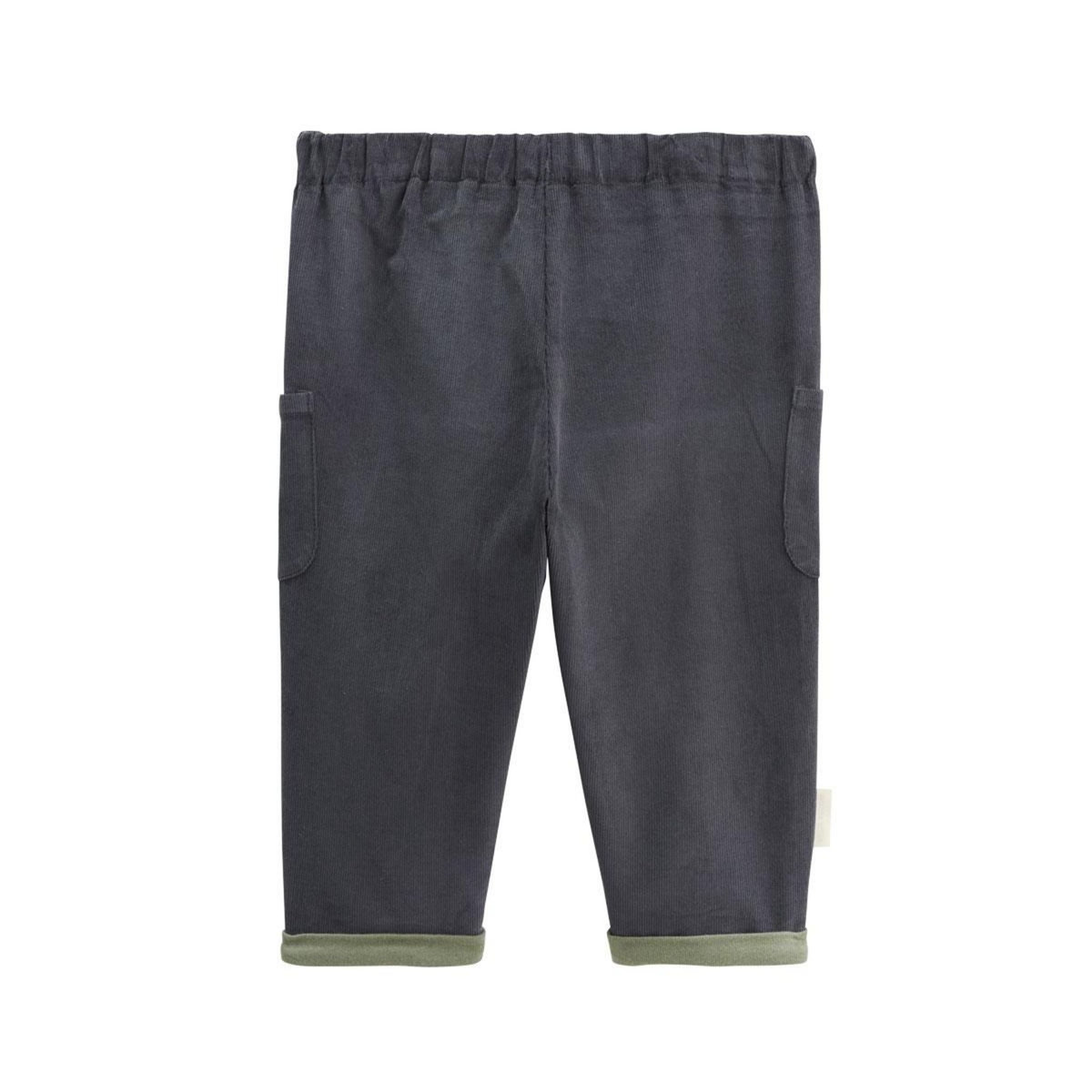 Petit Béguin Ensemble bébé sweat-shirt en molleton et pantalon en velours Crazy Safari