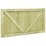 Voir la diapositive 5 : VIDAXL Portillons de jardin 2 pcs Bois de pin impregne 300x75 cm