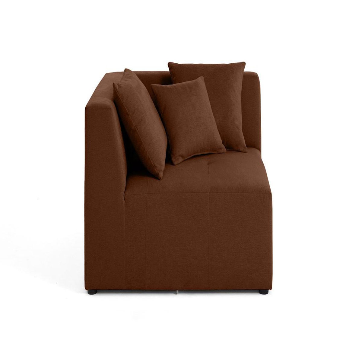 LISA DESIGN Amalfi - module d'angle réversible - en tissu