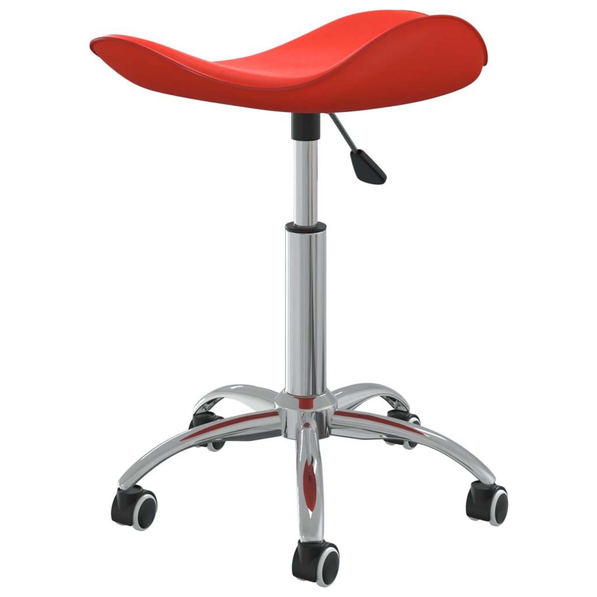 Voir la diapositive 4 : VIDAXL Chaise de bureau Rouge Similicuir