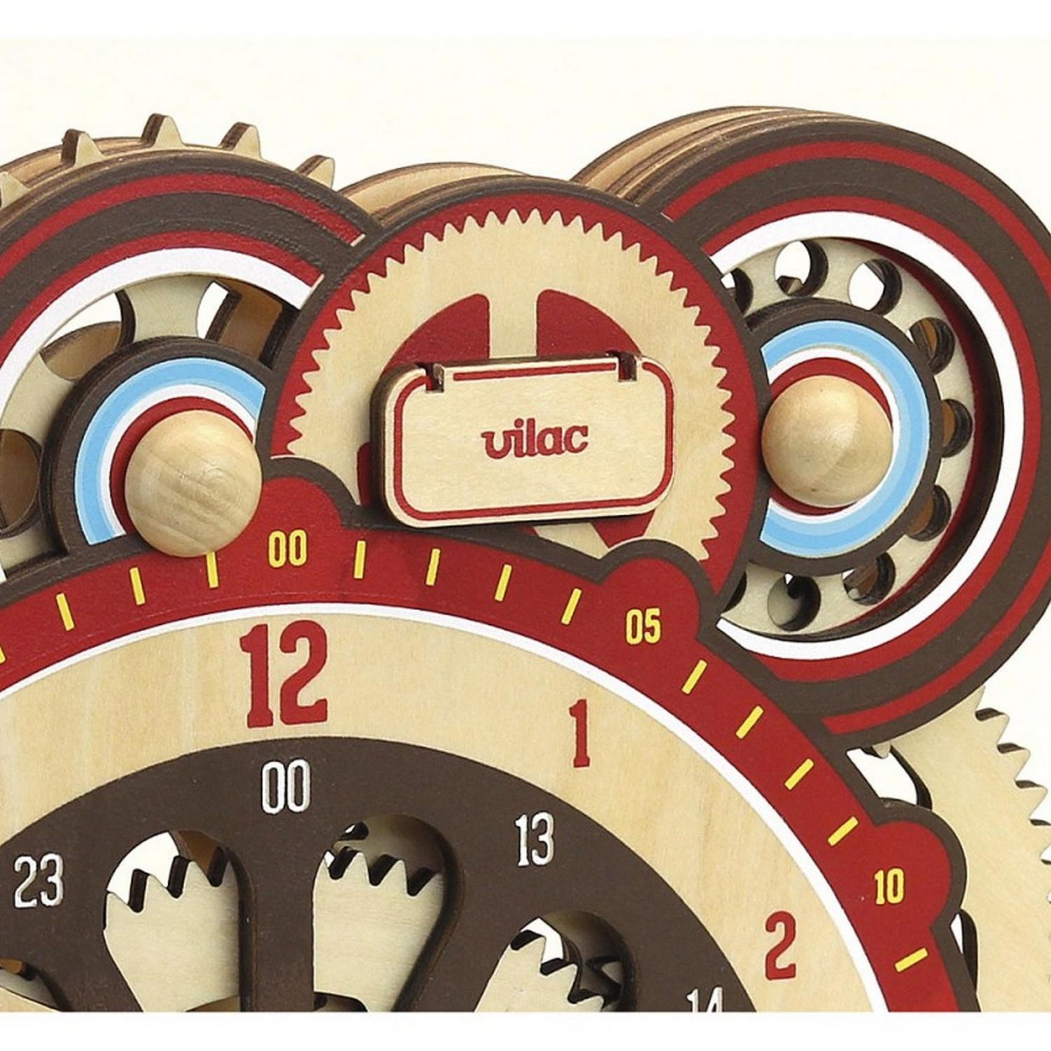 Voir la diapositive 3 : Vilac Machinalirleur Horloge d'apprentissage