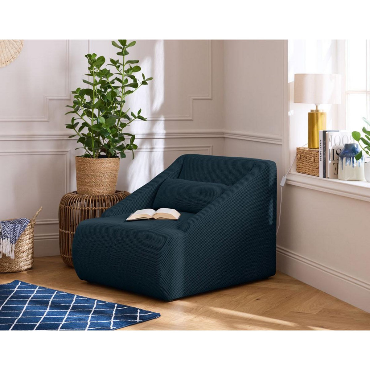 LISA DESIGN Onyx - fauteuil - en tissu mailles 3d