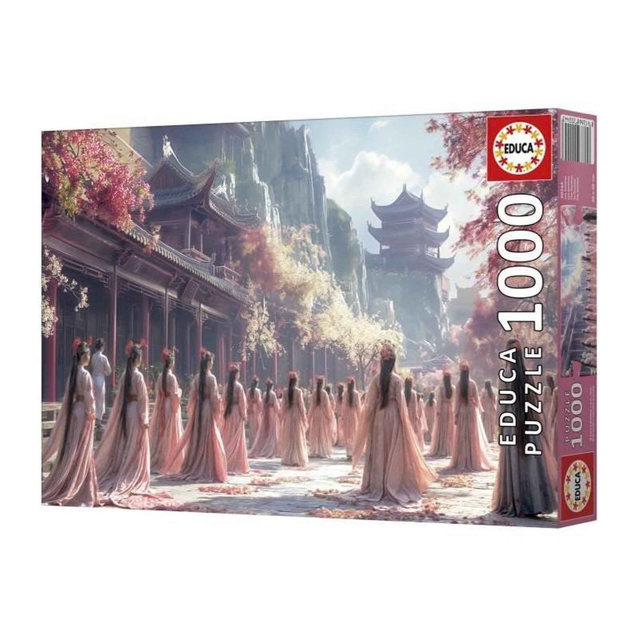 Voir la diapositive 3 : EDUCA Puzzle 1000 pièces – Les Geishas – Illustration japonaise artistique – 68 x 48 cm – Adulte dès 12 ans – Educa
