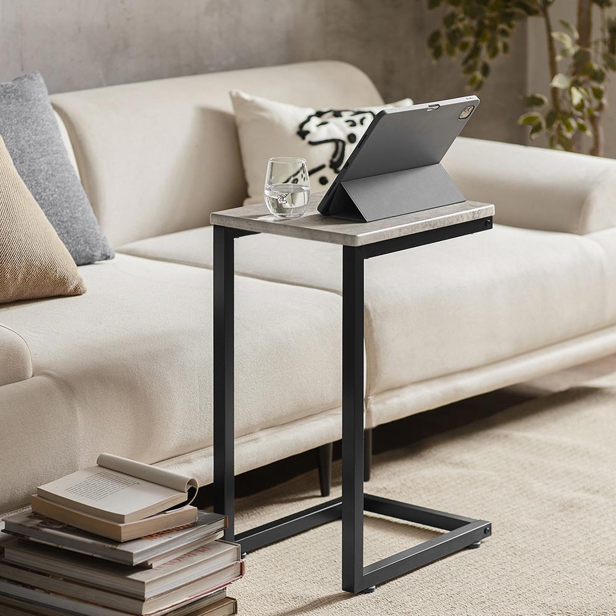 Voir la diapositive 4 : SOBUY SoBuy - Table D'appoint - 40x30x60cm - Industriel - FBT44