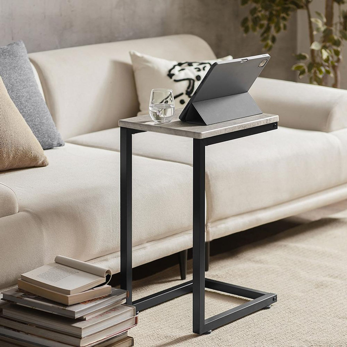 SOBUY SoBuy - Table D'appoint - 40x30x60cm - Industriel - FBT44