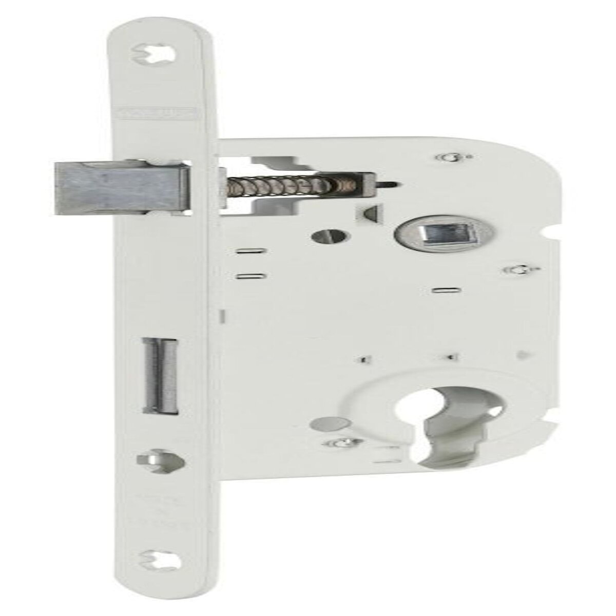 THIRARD Serrure encastrée THIRARD, à cylindre, axe 40 mm, blanc