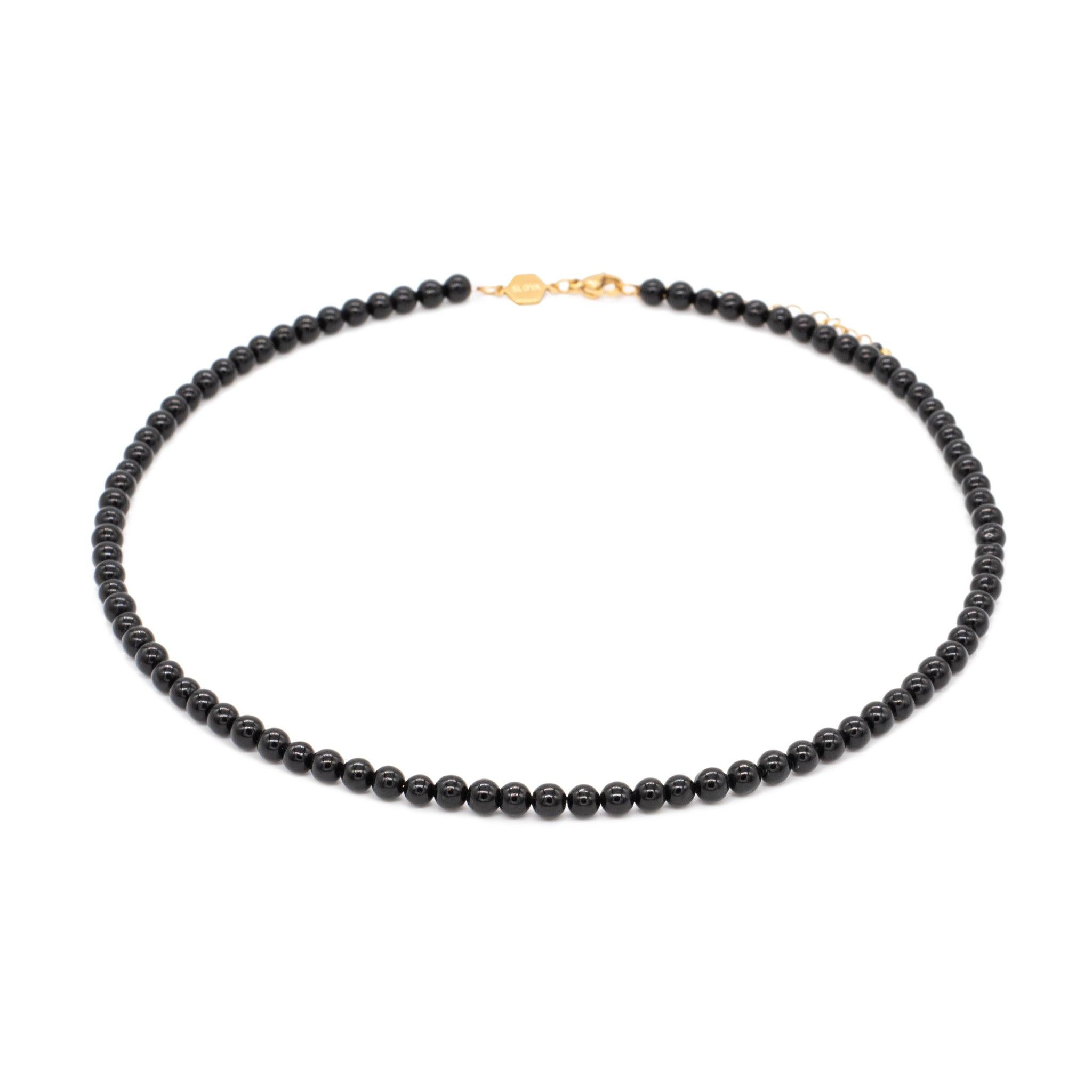 Voir la diapositive 1 : SLOYA Collier Serena en pierres Obsidienne