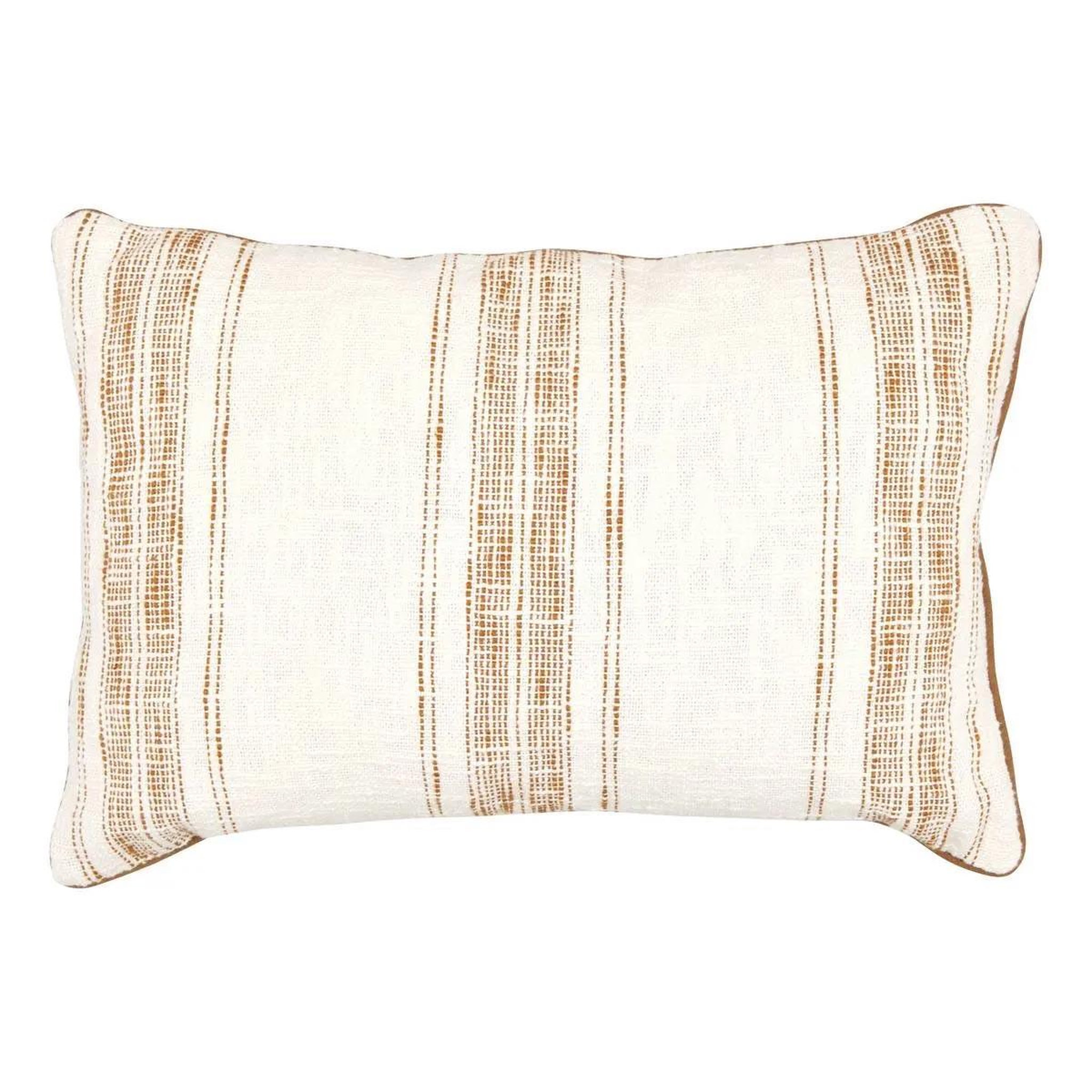 ATMOSPHERA Coussin déco  sienna  38x58cm beige lin