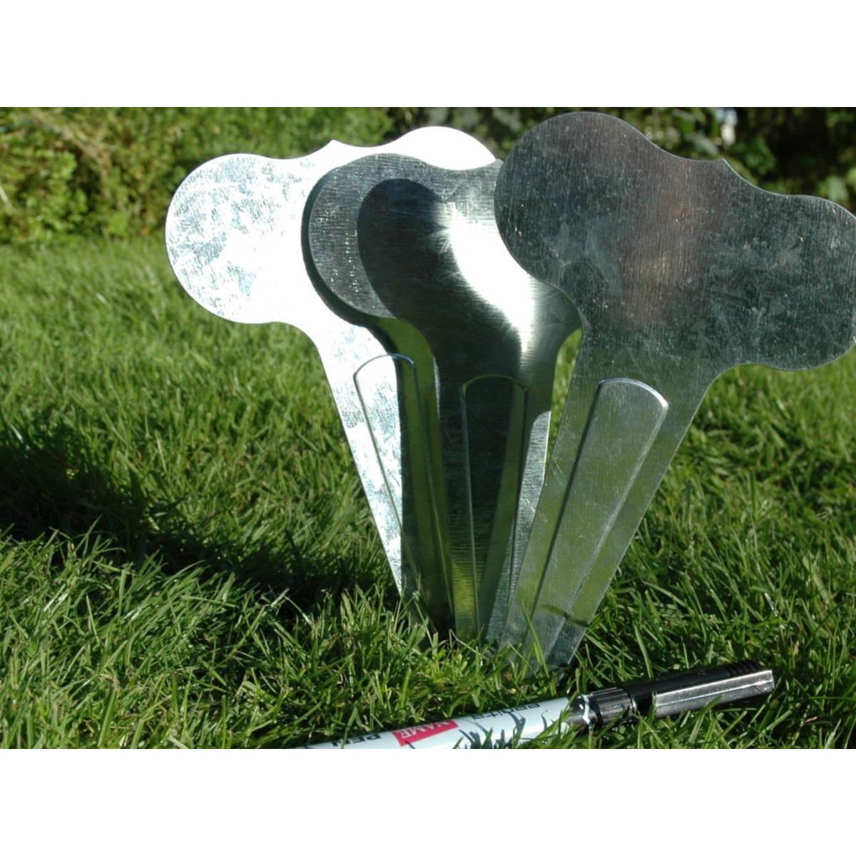 ESSCHERT DESIGN 6 marqueurs de plantes en zinc avec feutre - Esschert Design