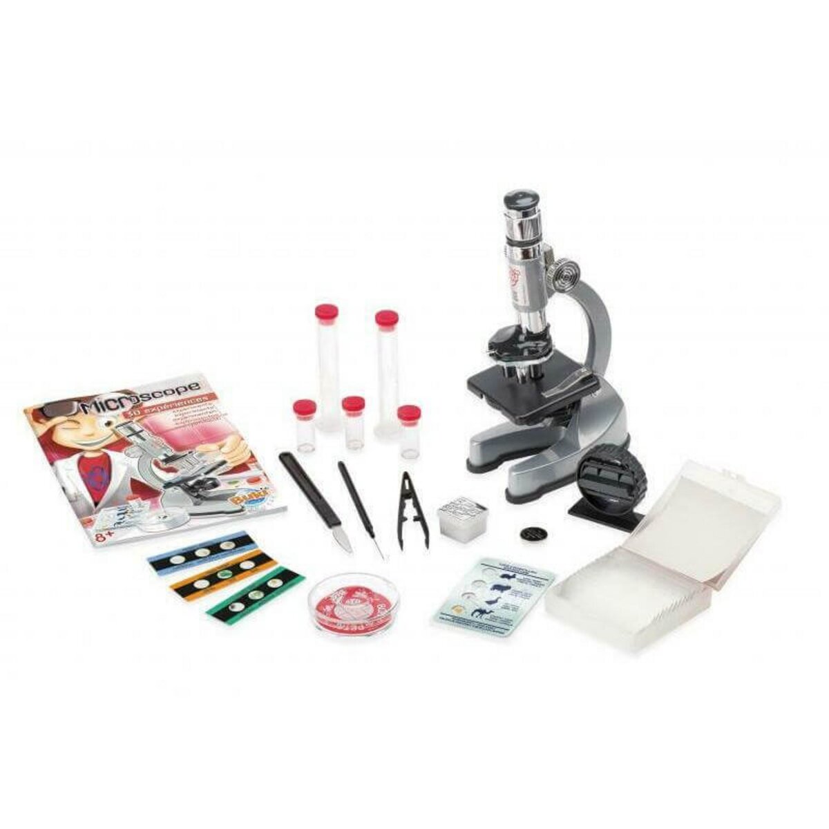 PICWICTOYS Microscope avec 30 expériences pas cher Auchan.fr