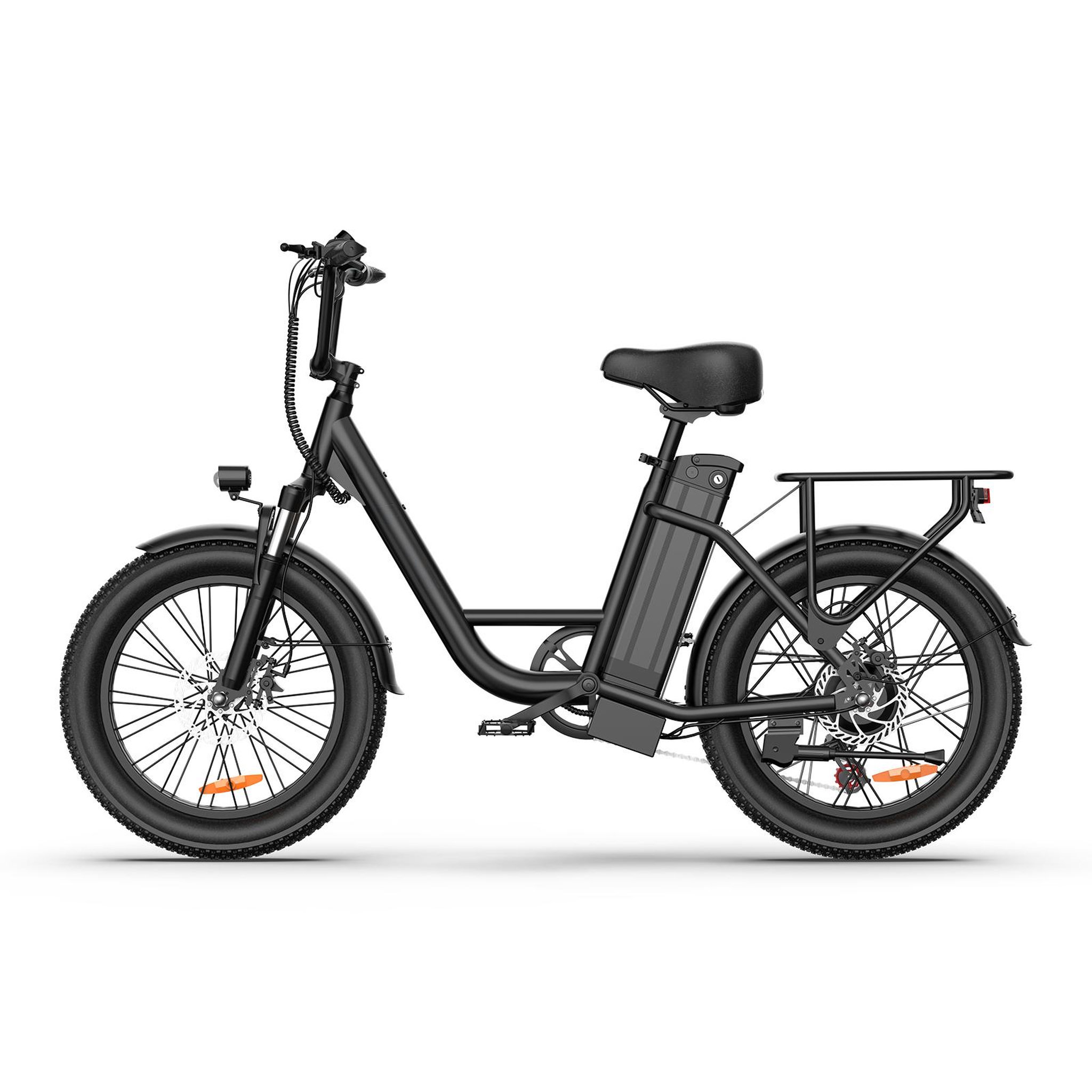 URLIFE Vélo électrique à gros pneus urlife e20. Coloris disponibles : Noir, Vert