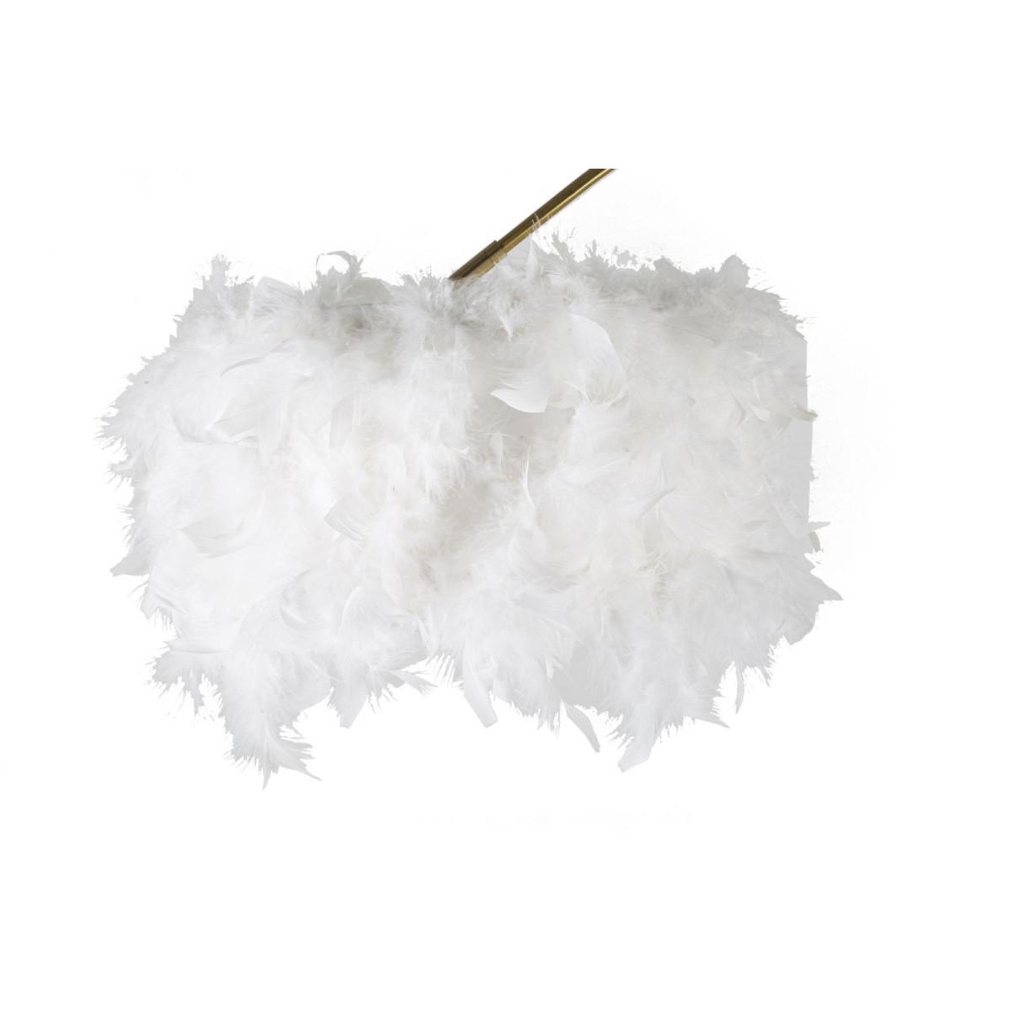 Voir la diapositive 2 : Paris Prix Lampadaire imitation plume  arc  180cm blanc & noir