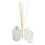 Voir la diapositive 2 : ATMOSPHERA Diffuseur de Parfum en Verre  Mancha  850ml Fleur de Lin