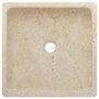 Voir la diapositive 4 : VIDAXL Lavabo Creme 40x40x10 cm Marbre