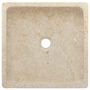 Voir la diapositive 4 : VIDAXL Lavabo Creme 40x40x10 cm Marbre
