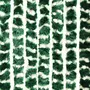 VIDAXL Moustiquaire Vert et blanc 56x185 cm Chenille