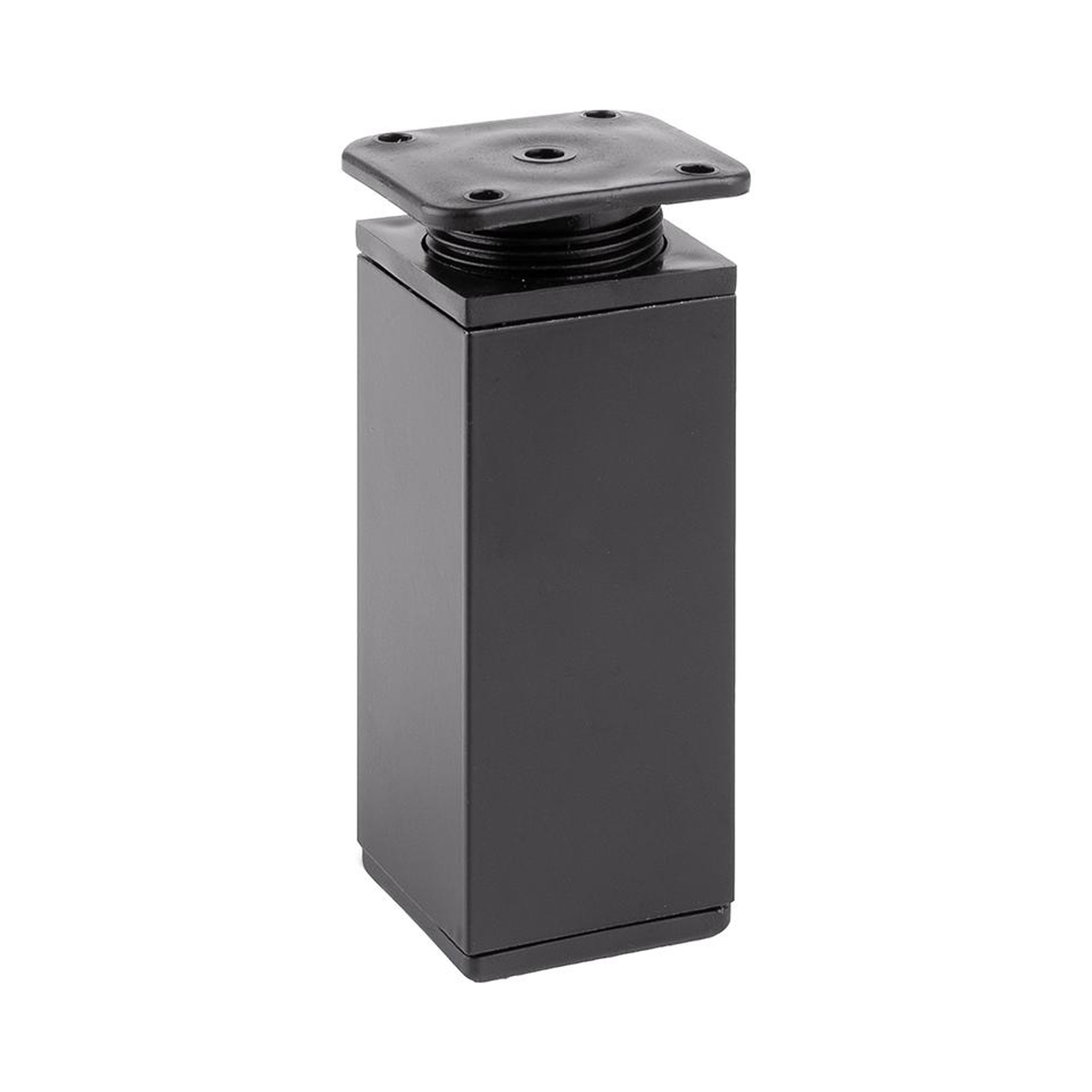 CENTRALE BRICO Pied de meuble fa009 100 mm réglable noir mat