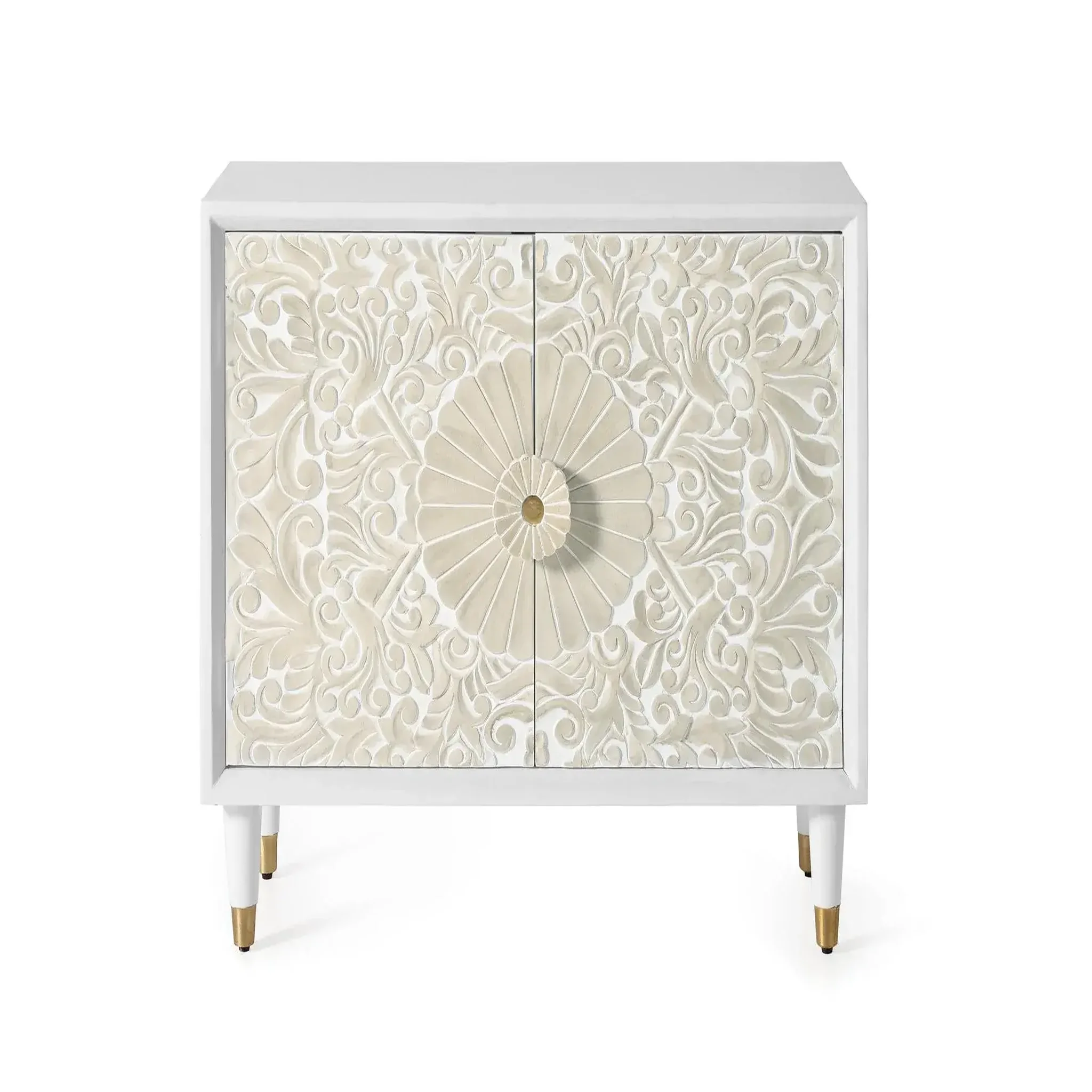 GINER Y COLOMER SL Console en bois de manguier 90 cm style méditerranéen moderne