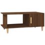 Voir la diapositive 2 : VIDAXL Table basse chene marron 90x50x40 cm bois d'ingenierie